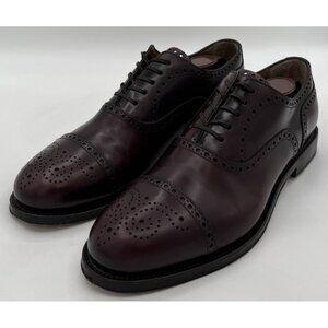 598$ Brooks Brothers Golden Fleece Burgundy Leather Wingtip Oxfords Mens Size 8D